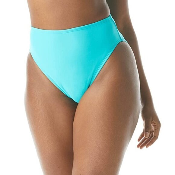 Coco Reef Other - Coco Reef Aqua High-Waist Bikini Bottoms High-Leg Minimalist Design Size Small
